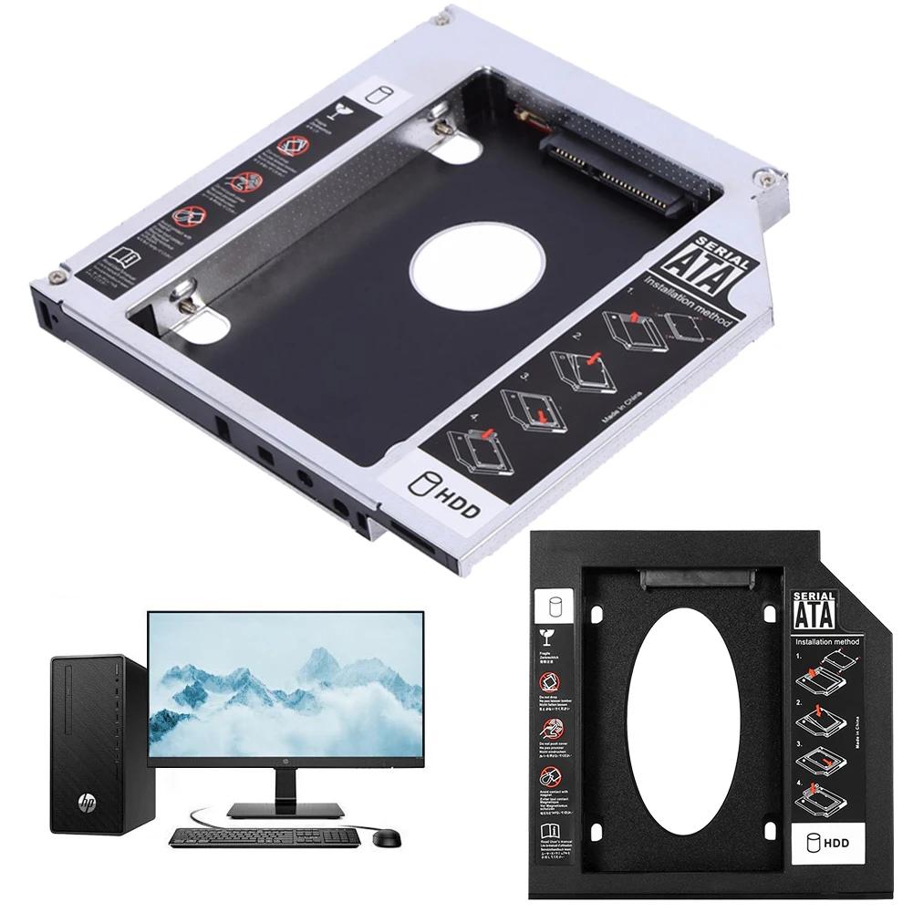 ˷̴  öƽ SATA 3.0, Ʈ DVD-ROM ODD 2 ° HDD SSD ϵ ̺ ĳ, 2.5 ġ SSD HDD ̽/ڽ , 9.5mm, 12.7mm